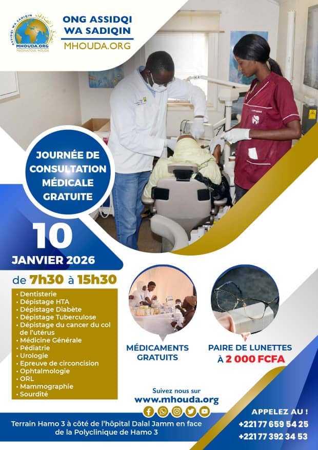 Affiche journée de consultation médicale 2026