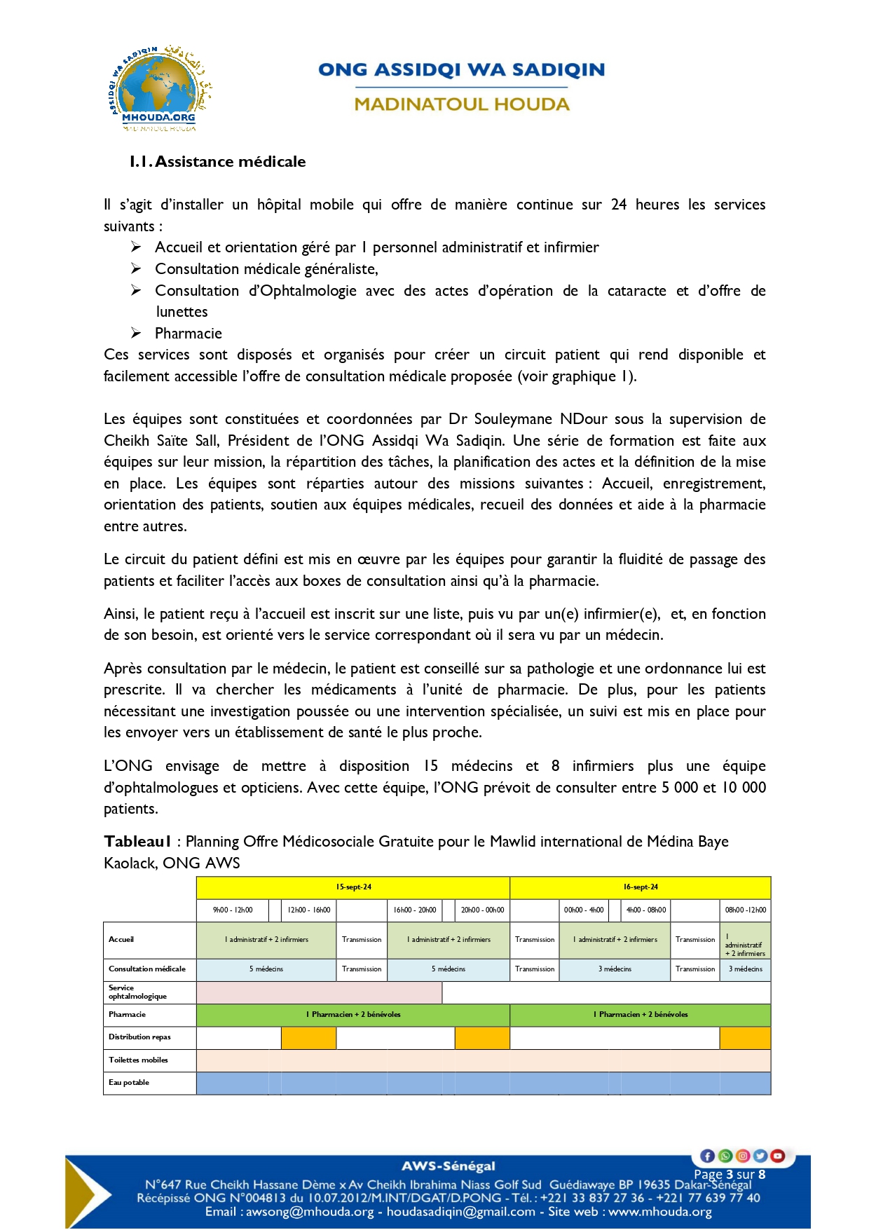 Page 3 - ONG-AWS_Assistance médicosociale gratuite au Mawlid International de Médina Baye