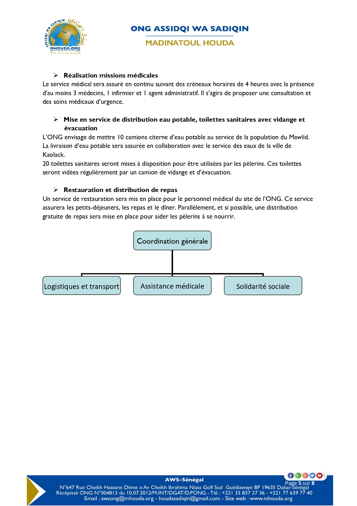 page 5- ONG-AWS_Assistance médicosociale gratuite au Mawlid International de Médina Baye